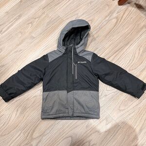 Columbia Kids Puffer Jacket - Black and Gray